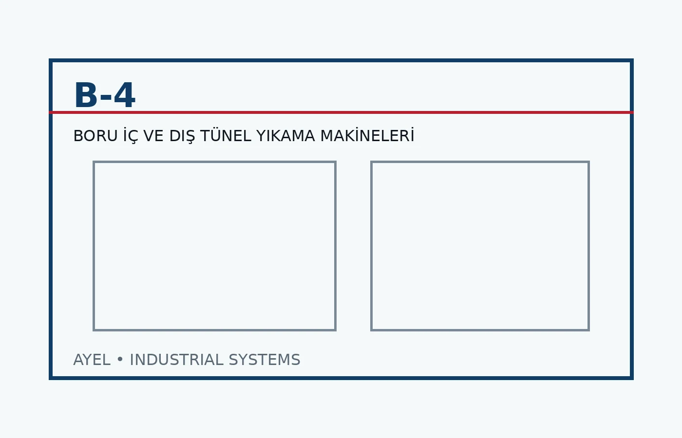 Boru İç ve Dış Tünel Yıkama Makineleri