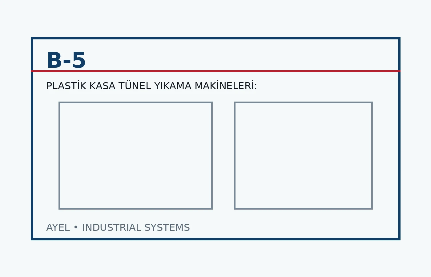 Plastik Kasa ve Palet Yıkama Tünelleri