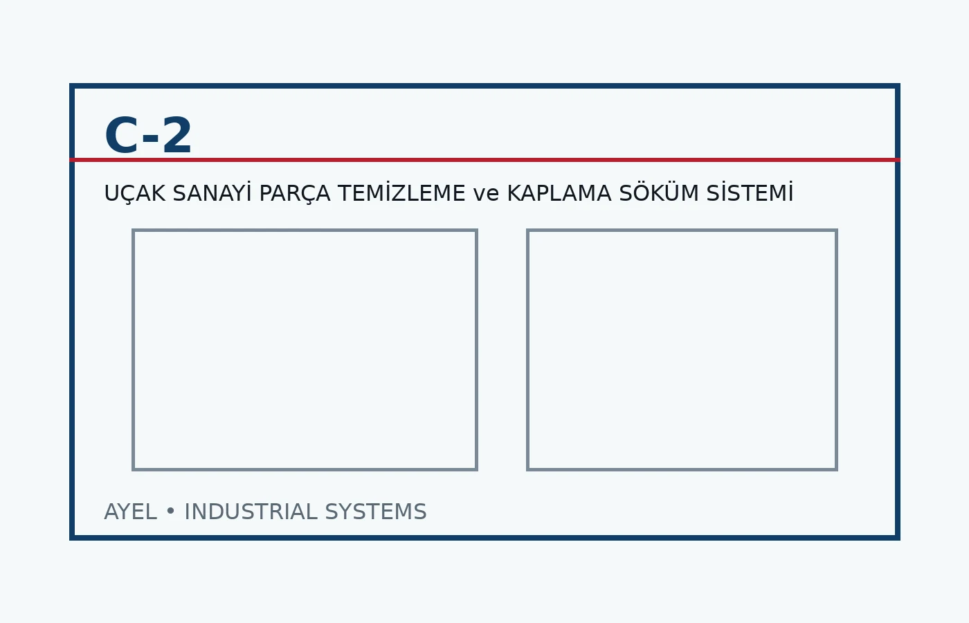 Uçak Sanayi Parça Temizleme ve Kaplama Söküm Sistemi